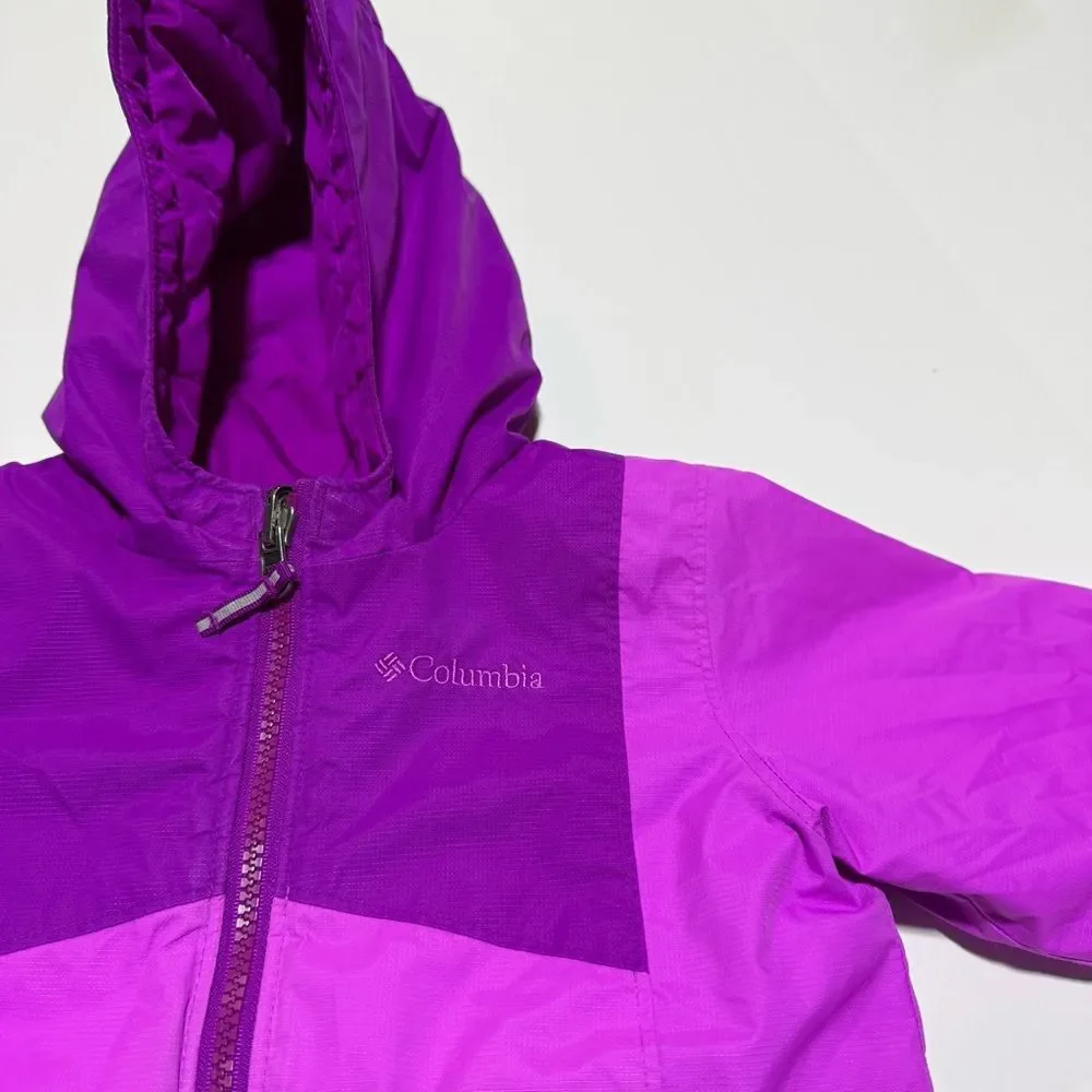 Columbia Purple Reversible Puffer Winter Jacket